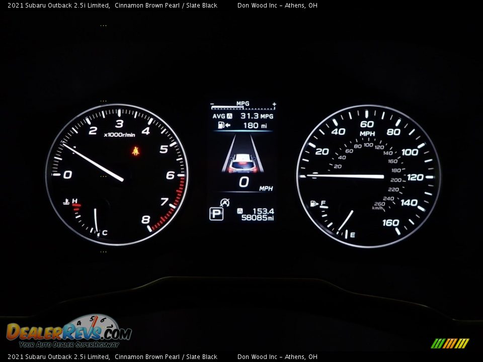 2021 Subaru Outback 2.5i Limited Gauges Photo #29