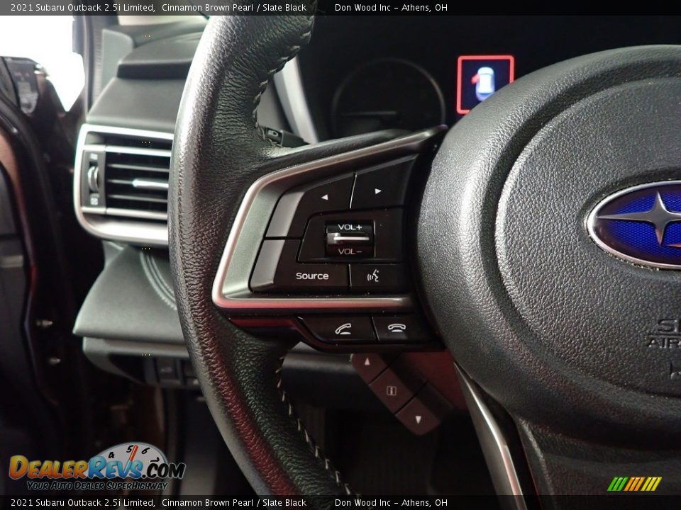 2021 Subaru Outback 2.5i Limited Steering Wheel Photo #30