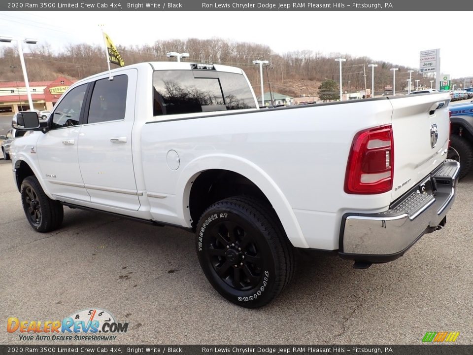 2020 Ram 3500 Limited Crew Cab 4x4 Bright White / Black Photo #3