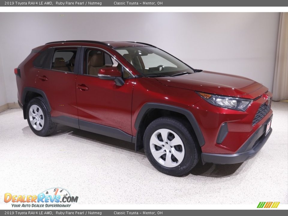 2019 Toyota RAV4 LE AWD Ruby Flare Pearl / Nutmeg Photo #1