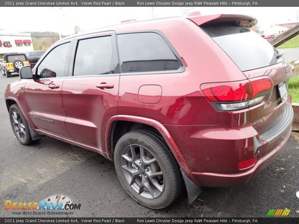 2021 Jeep Grand Cherokee Limited 4x4 Velvet Red Pearl / Black Photo #2