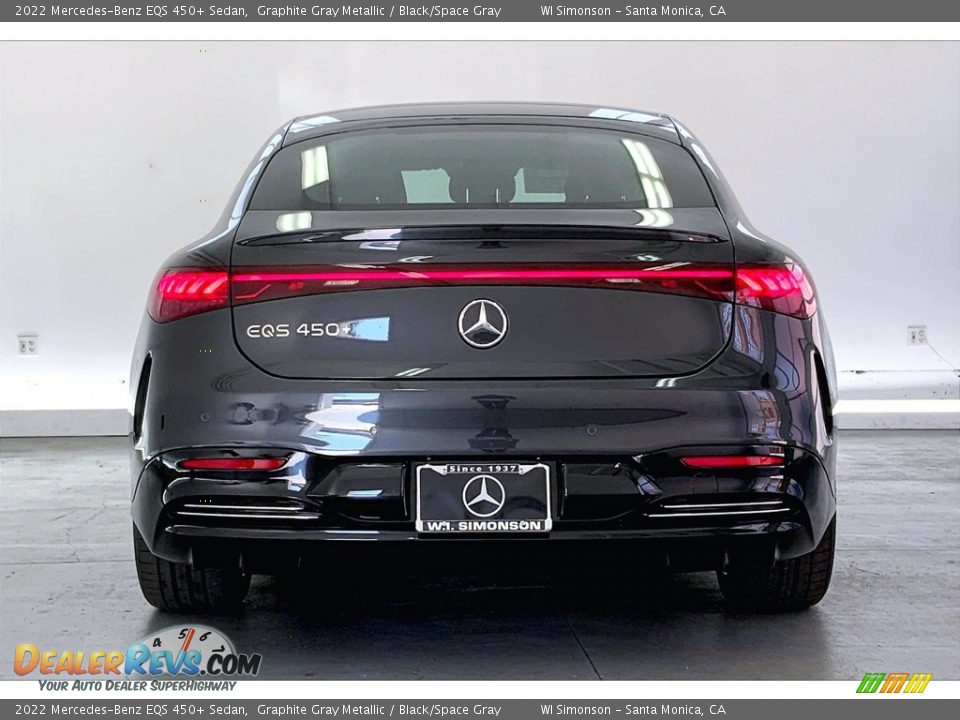 2022 Mercedes-Benz EQS 450+ Sedan Graphite Gray Metallic / Black/Space Gray Photo #3