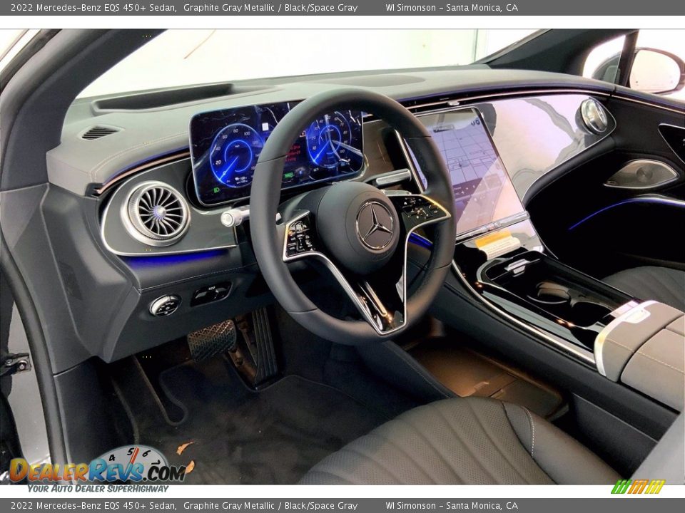 Front Seat of 2022 Mercedes-Benz EQS 450+ Sedan Photo #4