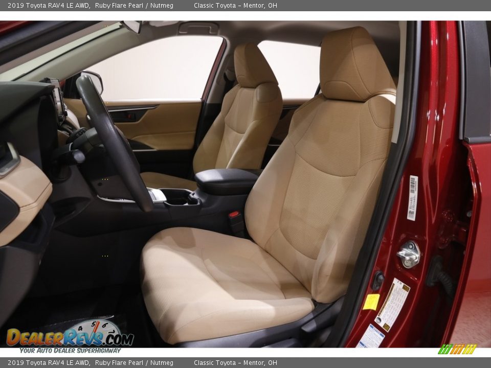2019 Toyota RAV4 LE AWD Ruby Flare Pearl / Nutmeg Photo #5