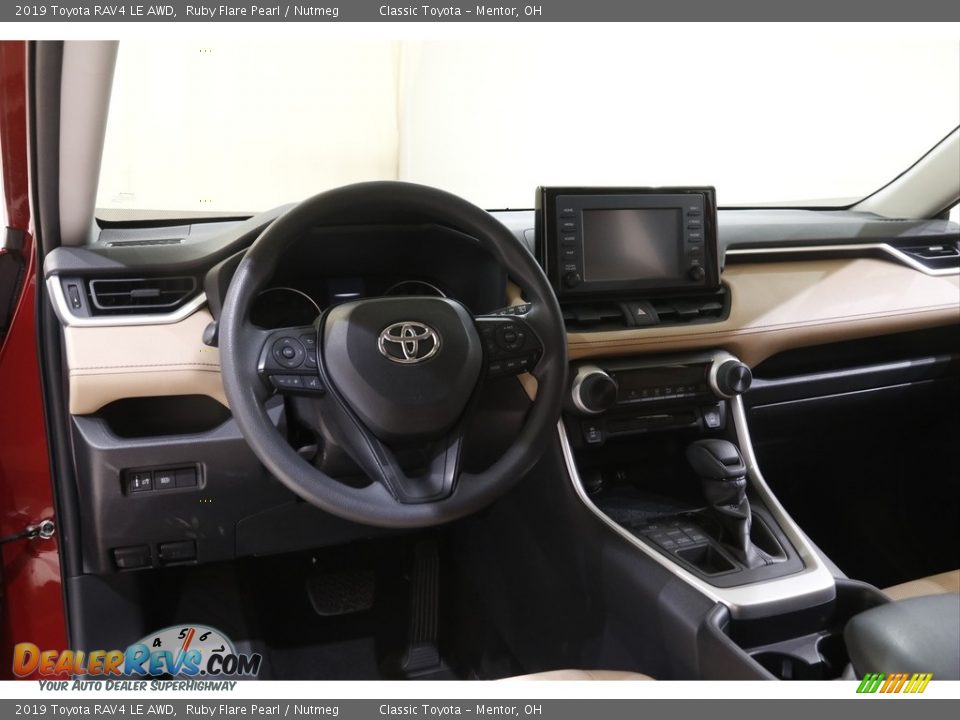 2019 Toyota RAV4 LE AWD Ruby Flare Pearl / Nutmeg Photo #6