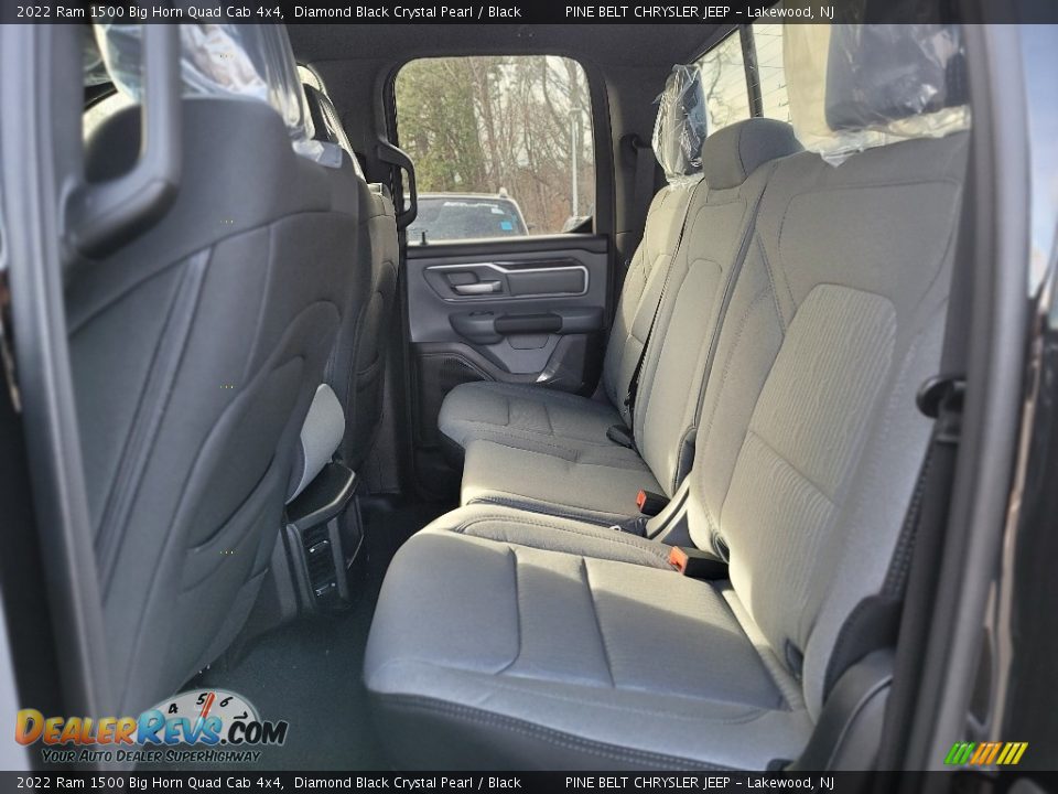 2022 Ram 1500 Big Horn Quad Cab 4x4 Diamond Black Crystal Pearl / Black Photo #9