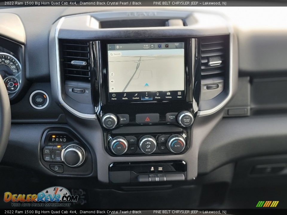 2022 Ram 1500 Big Horn Quad Cab 4x4 Diamond Black Crystal Pearl / Black Photo #11