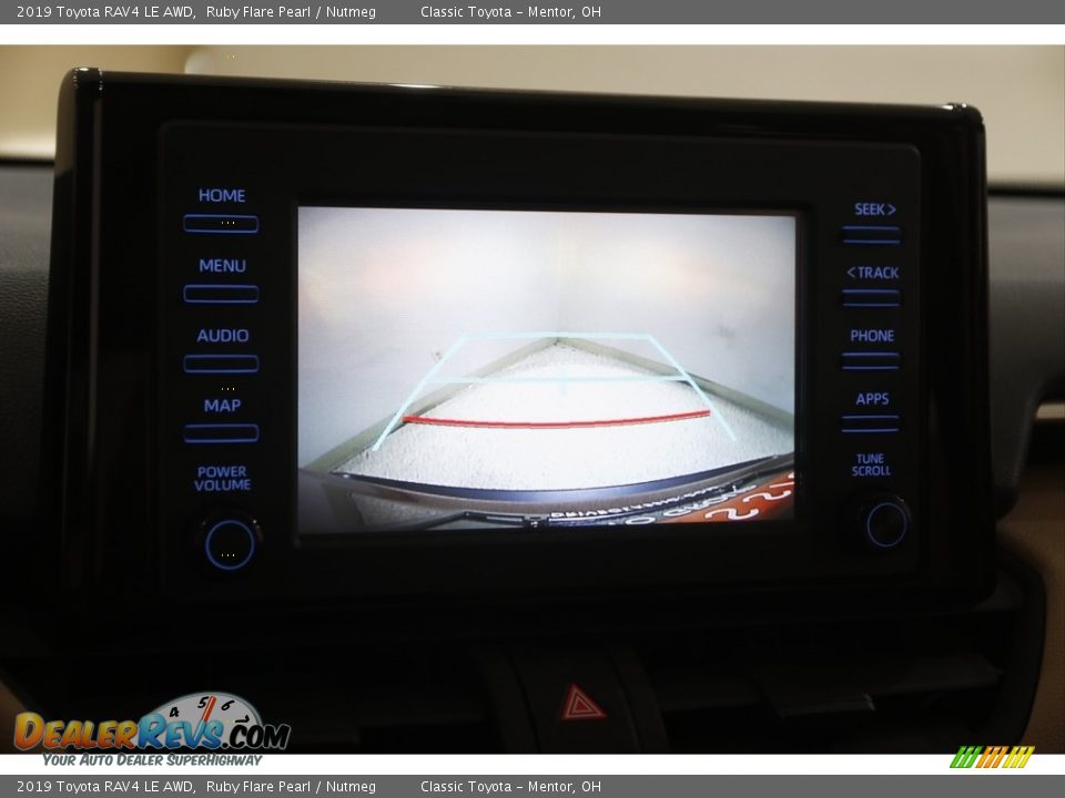 2019 Toyota RAV4 LE AWD Ruby Flare Pearl / Nutmeg Photo #11