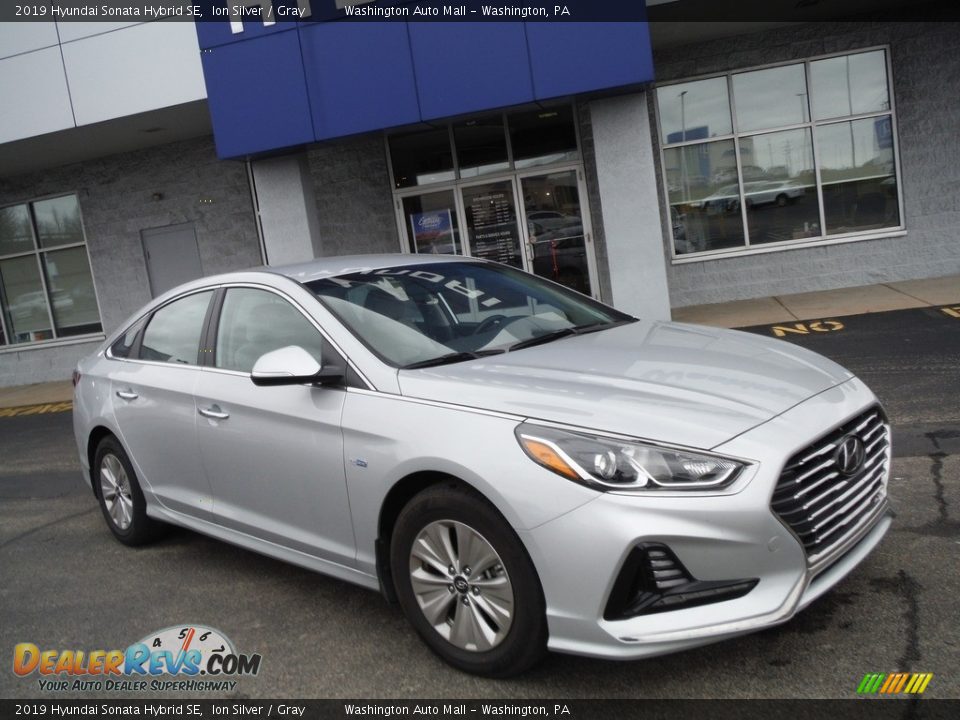 2019 Hyundai Sonata Hybrid SE Ion Silver / Gray Photo #1