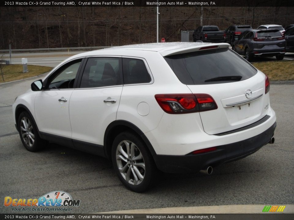 2013 Mazda CX-9 Grand Touring AWD Crystal White Pearl Mica / Black Photo #15