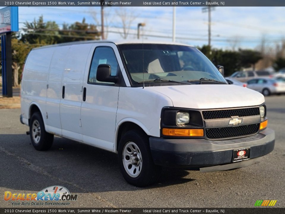 2010 Chevrolet Express 1500 Work Van Summit White / Medium Pewter Photo #7