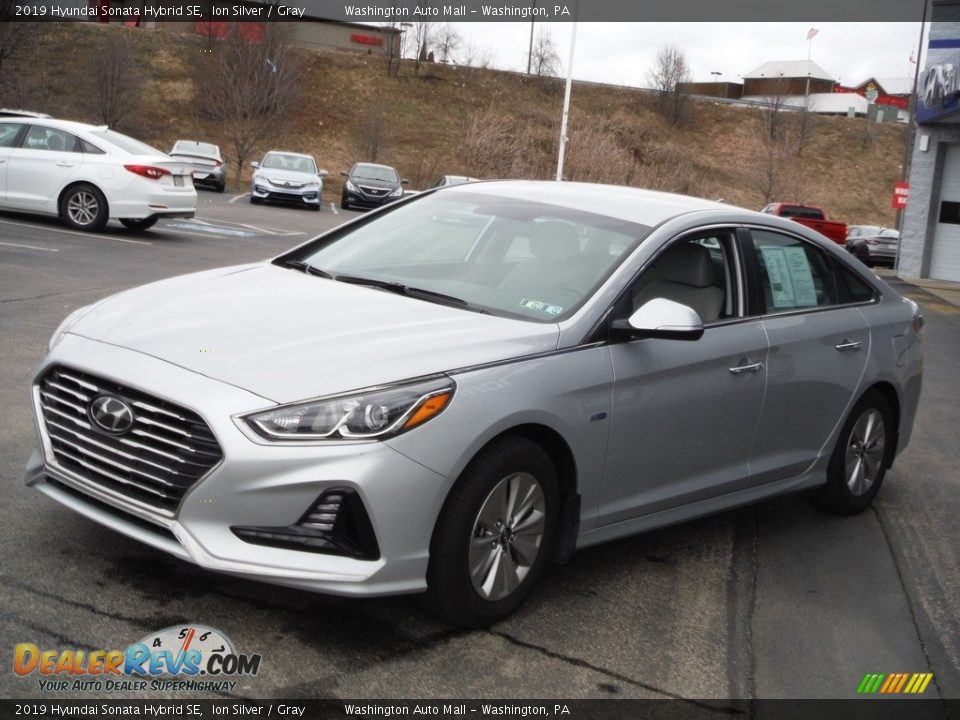 2019 Hyundai Sonata Hybrid SE Ion Silver / Gray Photo #6