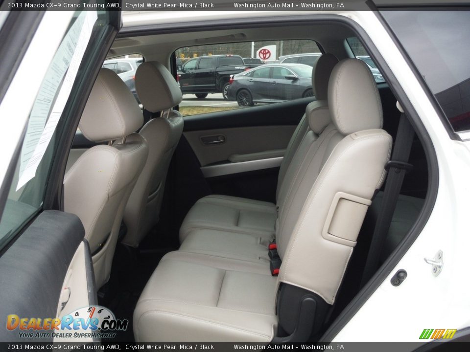 Rear Seat of 2013 Mazda CX-9 Grand Touring AWD Photo #27
