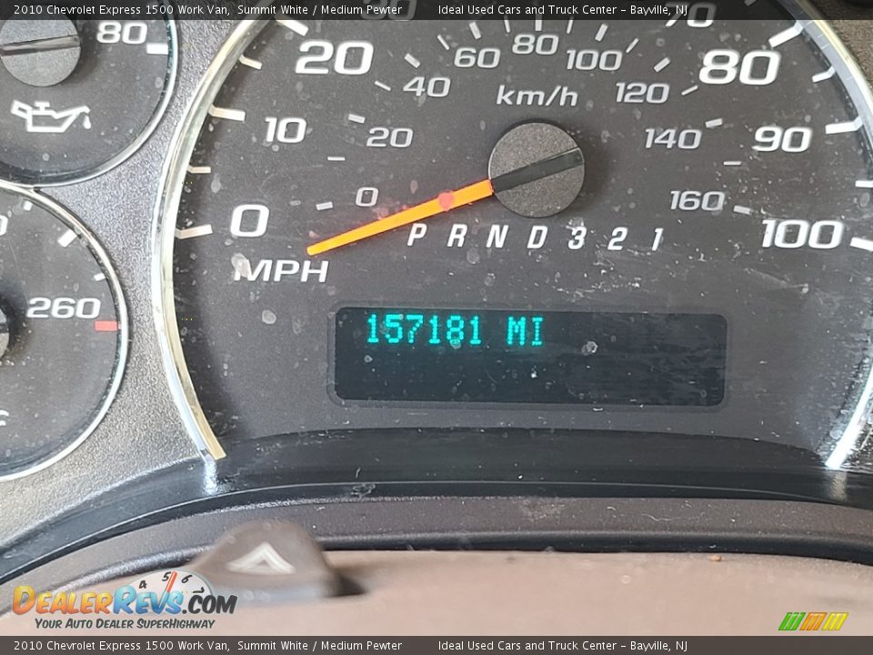2010 Chevrolet Express 1500 Work Van Summit White / Medium Pewter Photo #18