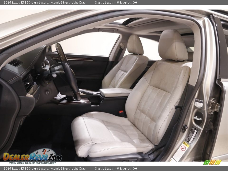 Front Seat of 2016 Lexus ES 350 Ultra Luxury Photo #5