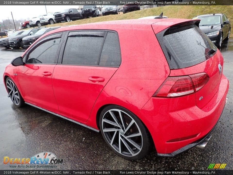 2018 Volkswagen Golf R 4Motion w/DCC. NAV. Tornado Red / Titan Black Photo #3