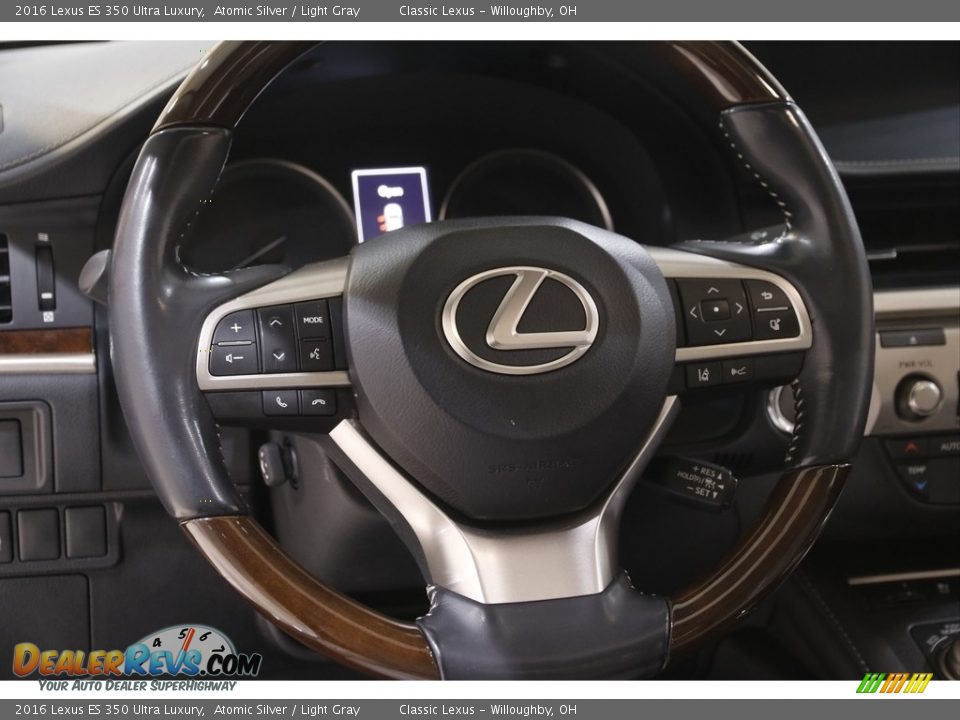 2016 Lexus ES 350 Ultra Luxury Steering Wheel Photo #7