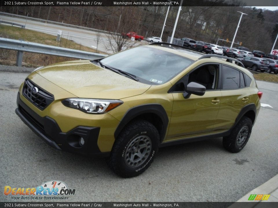 2021 Subaru Crosstrek Sport Plasma Yellow Pearl / Gray Photo #14