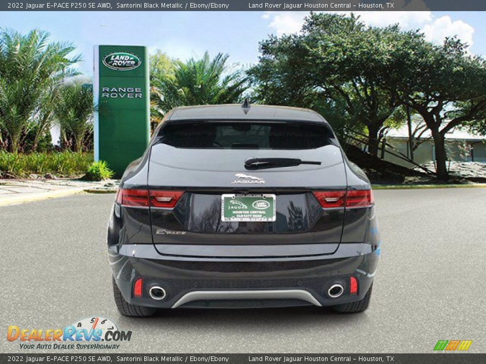 2022 Jaguar E-PACE P250 SE AWD Santorini Black Metallic / Ebony/Ebony Photo #7