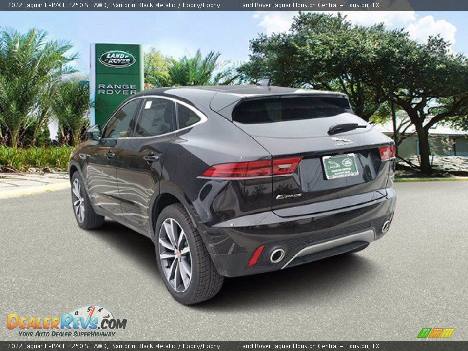 2022 Jaguar E-PACE P250 SE AWD Santorini Black Metallic / Ebony/Ebony Photo #10