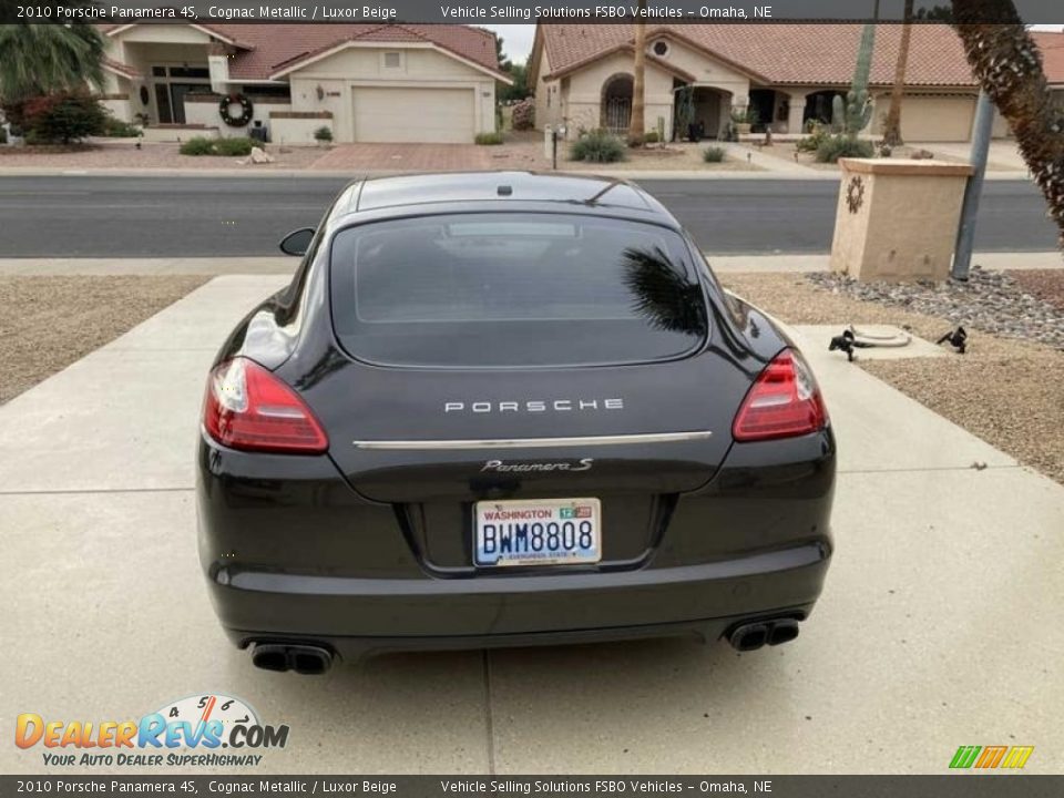 2010 Porsche Panamera 4S Cognac Metallic / Luxor Beige Photo #9