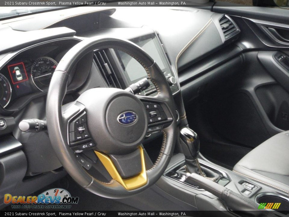 2021 Subaru Crosstrek Sport Plasma Yellow Pearl / Gray Photo #24