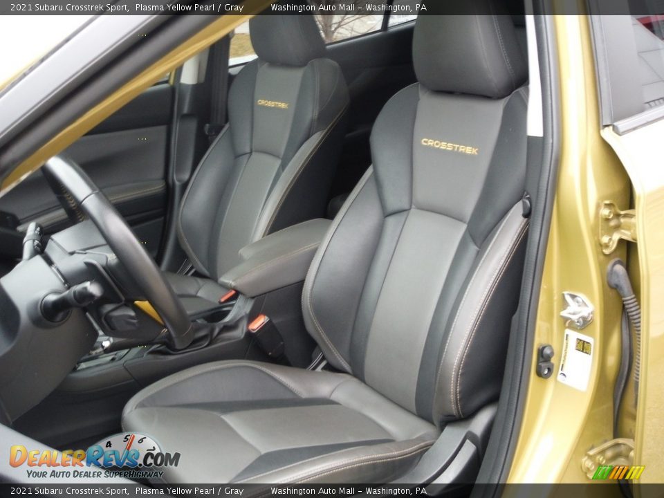 2021 Subaru Crosstrek Sport Plasma Yellow Pearl / Gray Photo #25