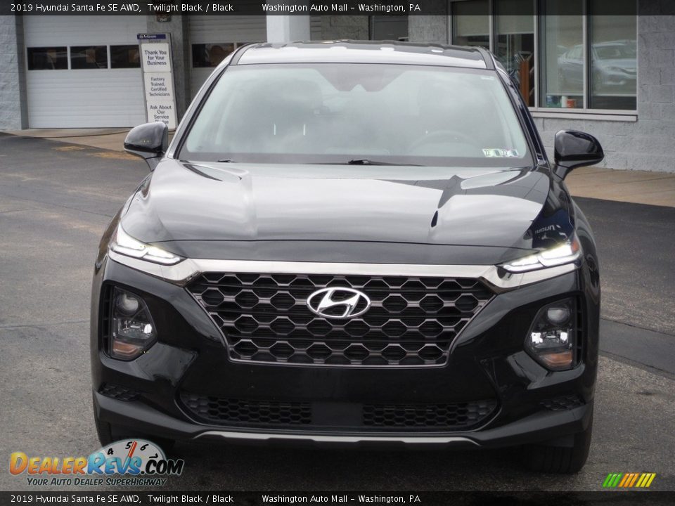 2019 Hyundai Santa Fe SE AWD Twilight Black / Black Photo #3