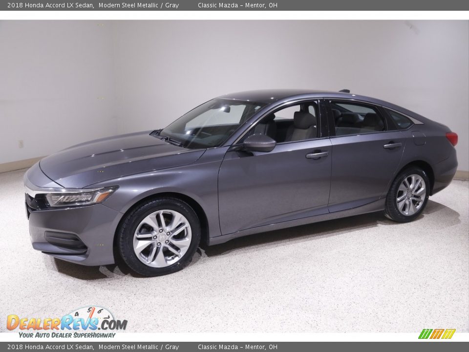 2018 Honda Accord LX Sedan Modern Steel Metallic / Gray Photo #3