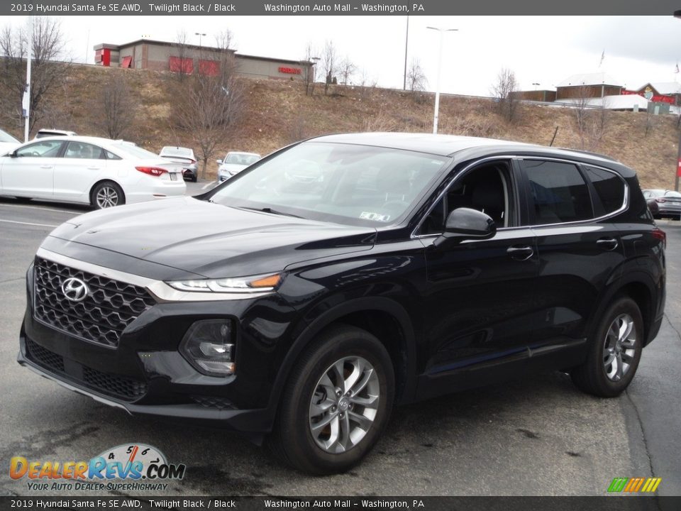 2019 Hyundai Santa Fe SE AWD Twilight Black / Black Photo #4