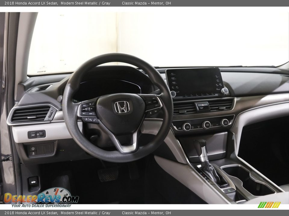 2018 Honda Accord LX Sedan Modern Steel Metallic / Gray Photo #6