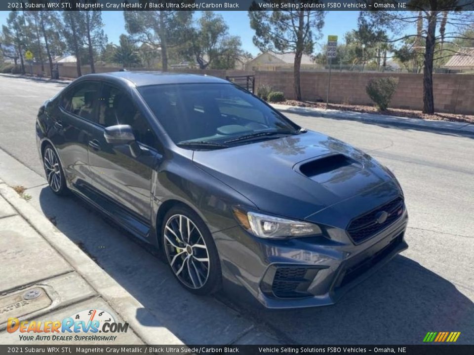 2021 Subaru WRX STI Magnetite Gray Metallic / Black Ultra Suede/Carbon Black Photo #3