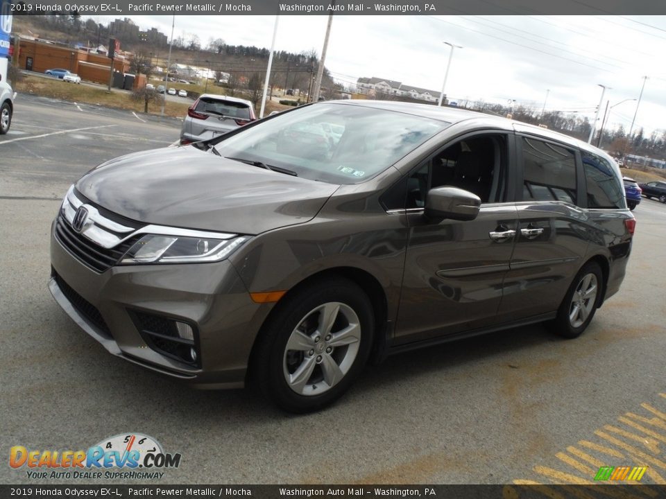 2019 Honda Odyssey EX-L Pacific Pewter Metallic / Mocha Photo #6