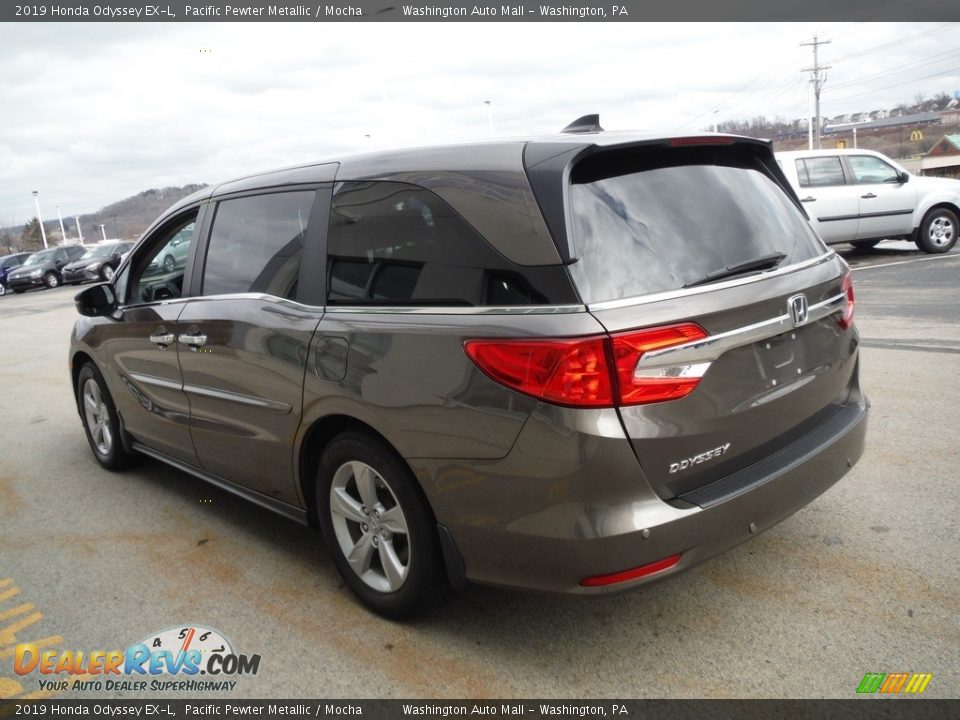 2019 Honda Odyssey EX-L Pacific Pewter Metallic / Mocha Photo #7