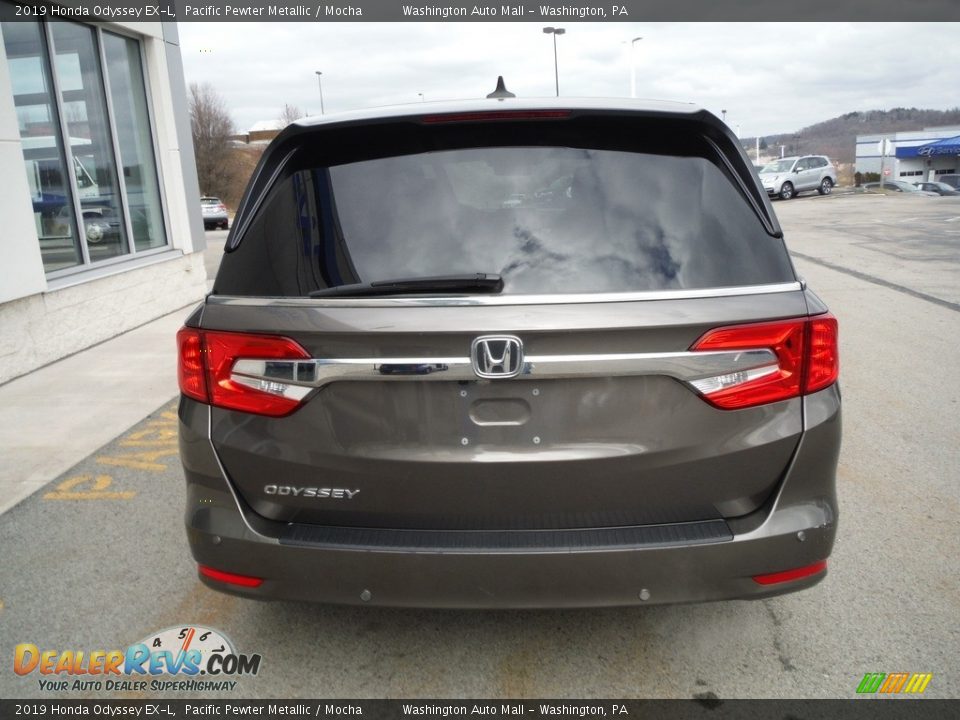 2019 Honda Odyssey EX-L Pacific Pewter Metallic / Mocha Photo #8