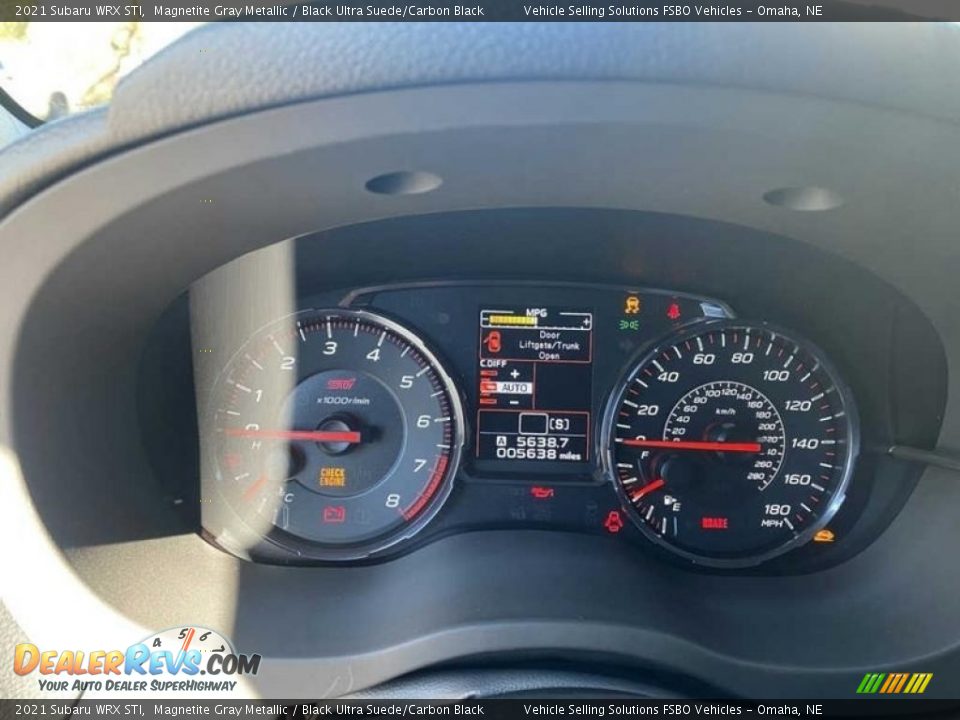 2021 Subaru WRX STI Gauges Photo #10