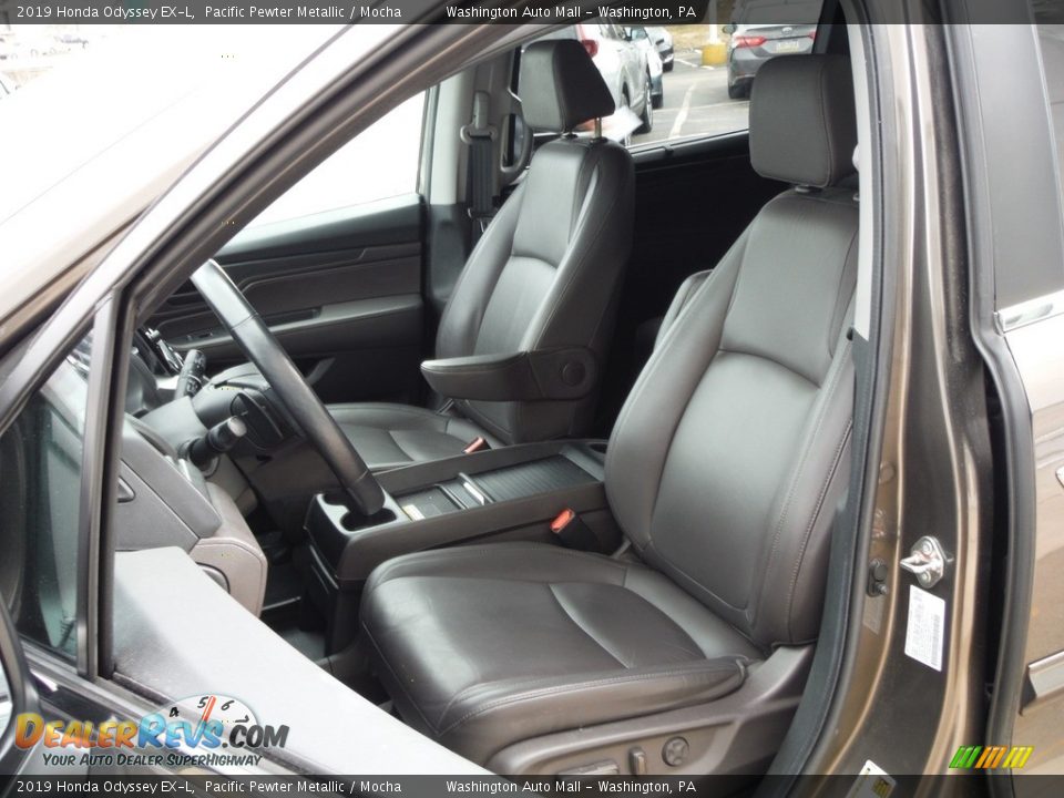 2019 Honda Odyssey EX-L Pacific Pewter Metallic / Mocha Photo #16