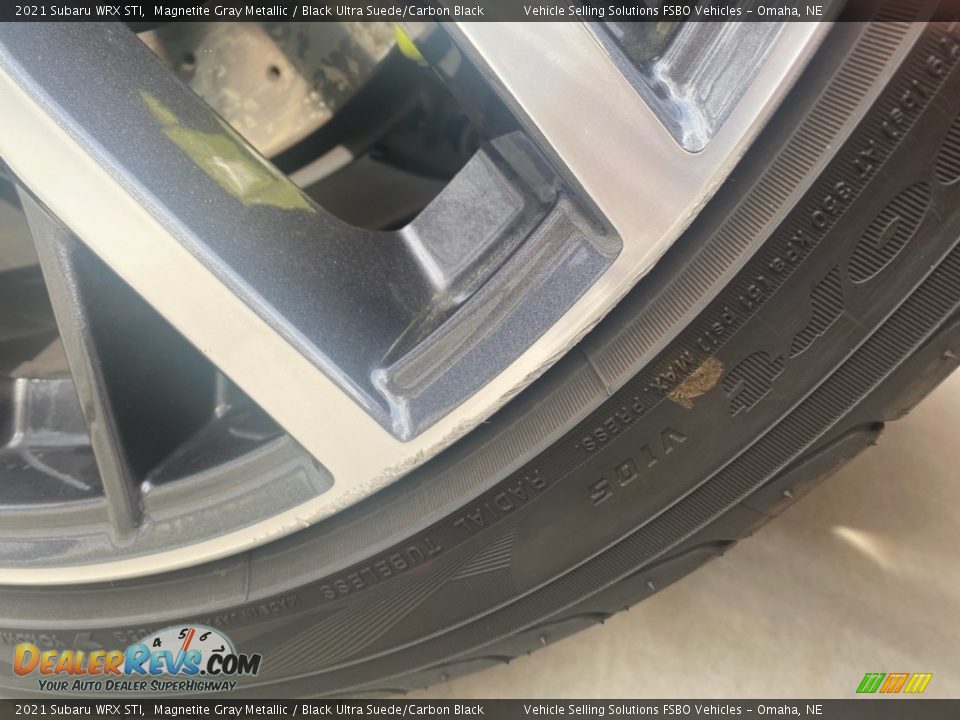 2021 Subaru WRX STI Magnetite Gray Metallic / Black Ultra Suede/Carbon Black Photo #14