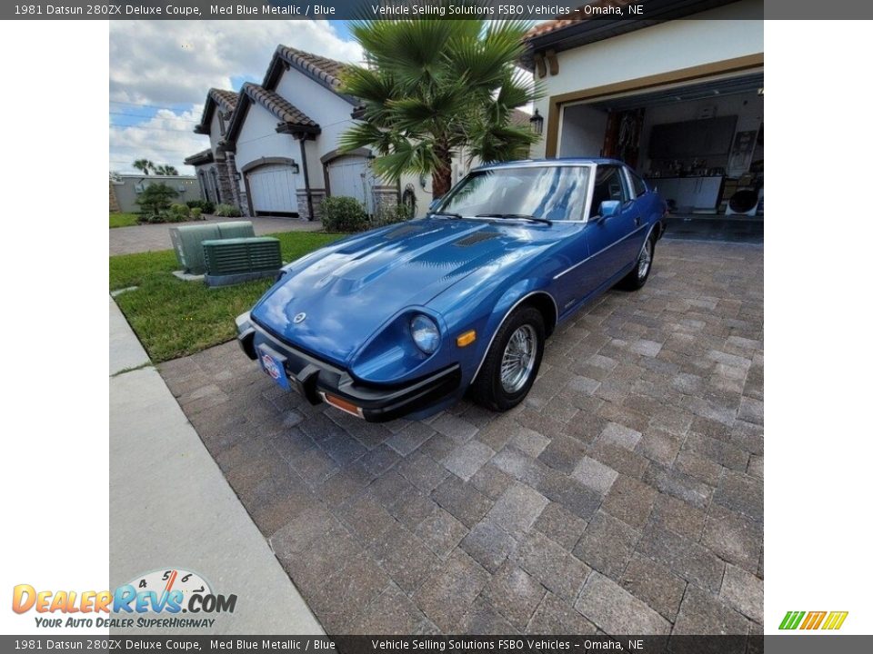 Med Blue Metallic 1981 Datsun 280ZX Deluxe Coupe Photo #1