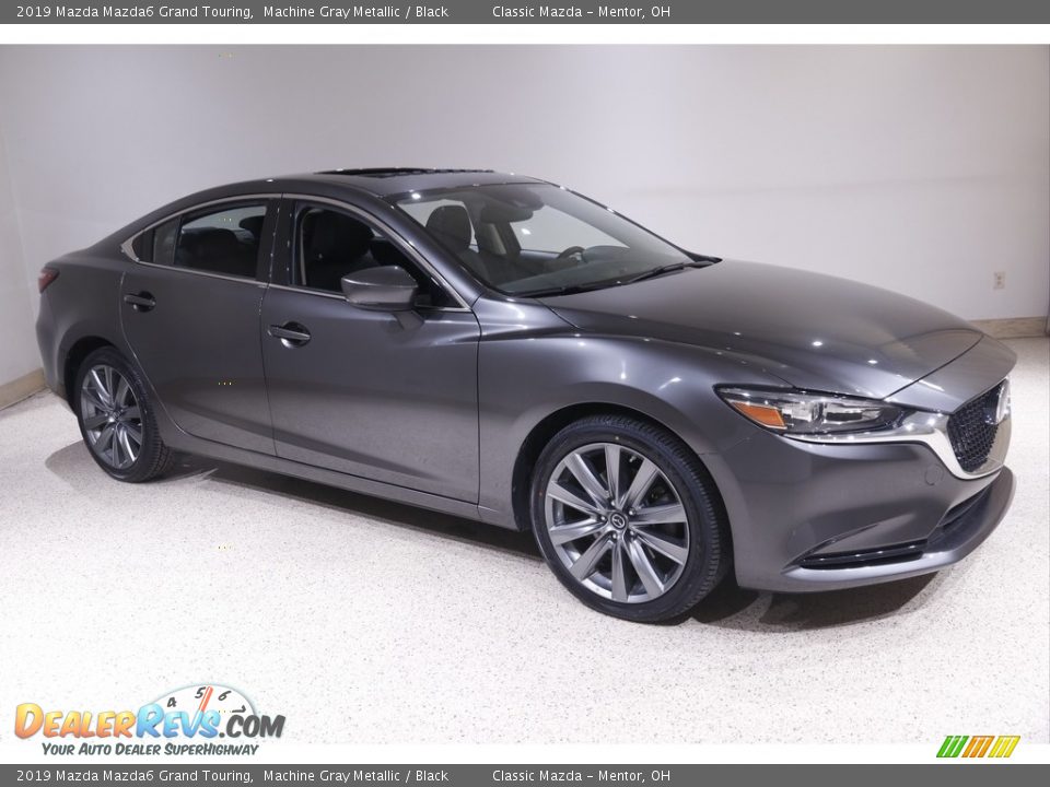 Machine Gray Metallic 2019 Mazda Mazda6 Grand Touring Photo #1