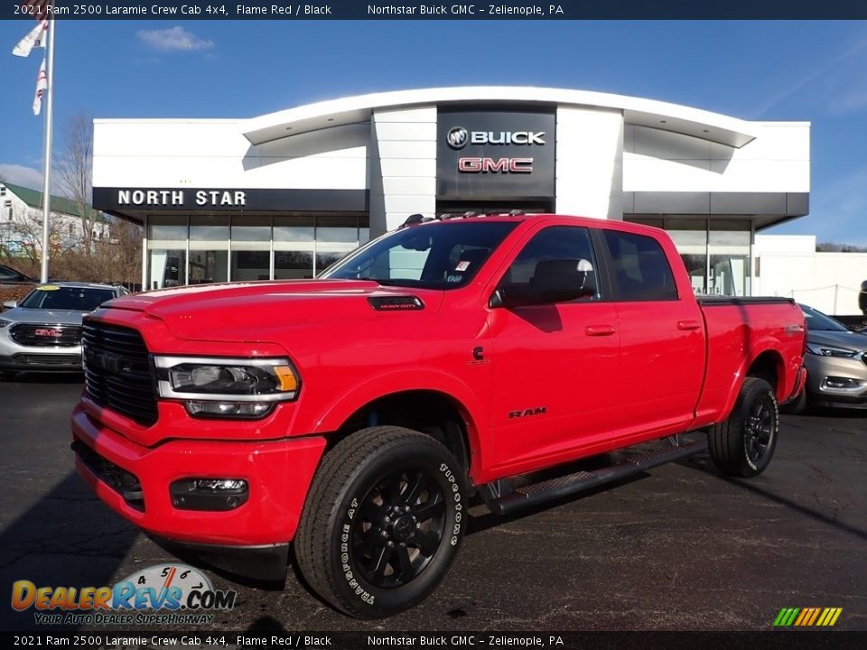 2021 Ram 2500 Laramie Crew Cab 4x4 Flame Red / Black Photo #1