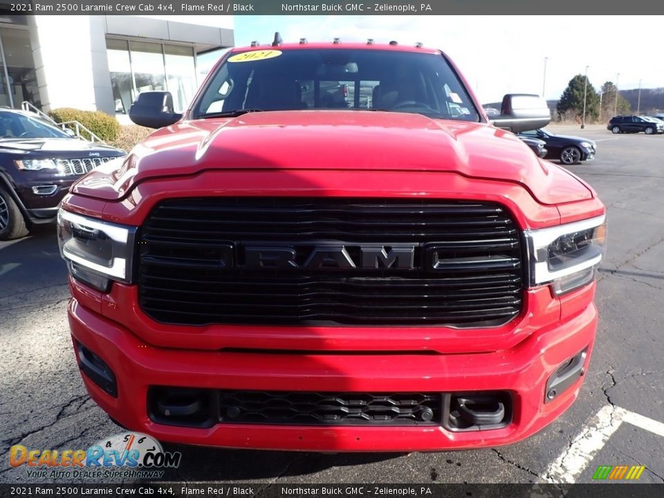 2021 Ram 2500 Laramie Crew Cab 4x4 Flame Red / Black Photo #3