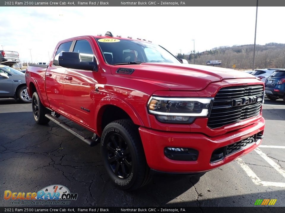 2021 Ram 2500 Laramie Crew Cab 4x4 Flame Red / Black Photo #4