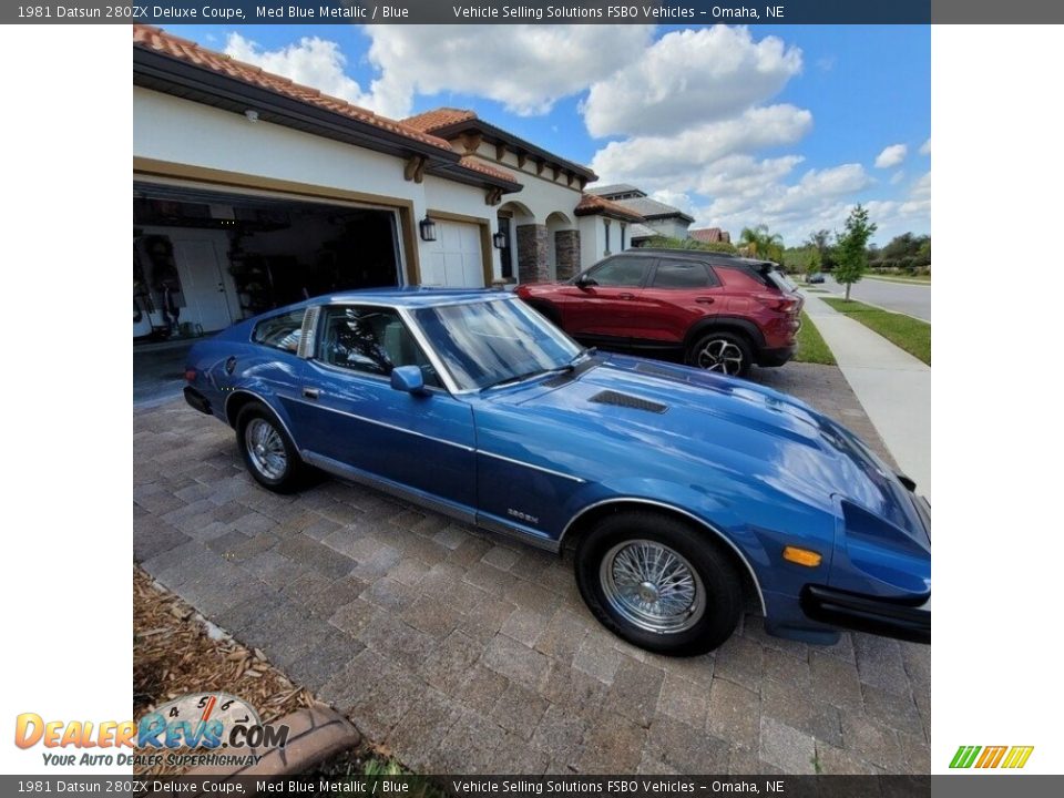 Med Blue Metallic 1981 Datsun 280ZX Deluxe Coupe Photo #11