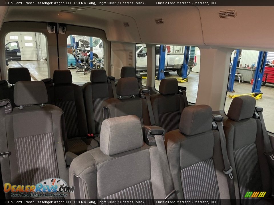 2019 Ford Transit Passenger Wagon XLT 350 MR Long Ingot Silver / Charcoal black Photo #15