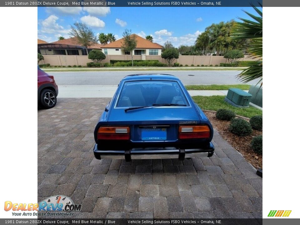 1981 Datsun 280ZX Deluxe Coupe Med Blue Metallic / Blue Photo #12