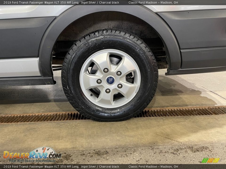 2019 Ford Transit Passenger Wagon XLT 350 MR Long Ingot Silver / Charcoal black Photo #16
