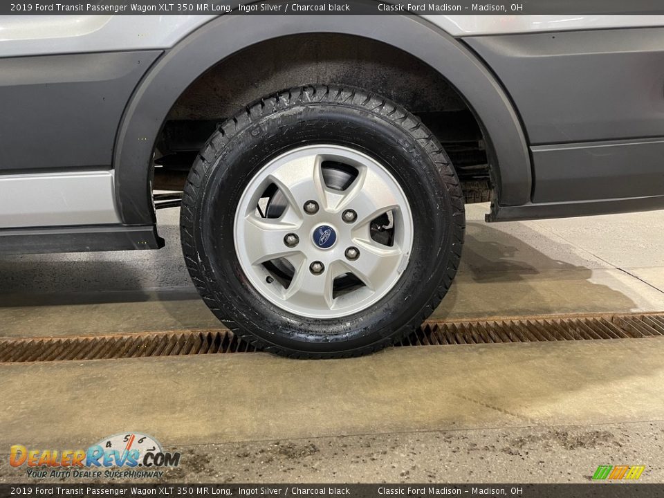 2019 Ford Transit Passenger Wagon XLT 350 MR Long Ingot Silver / Charcoal black Photo #16