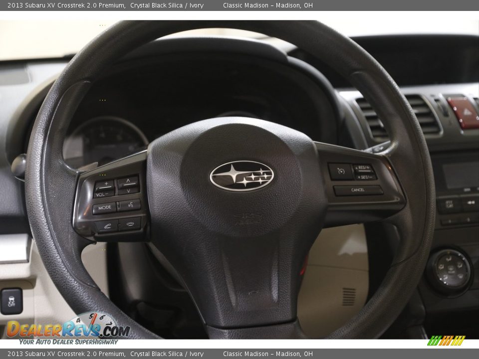 2013 Subaru XV Crosstrek 2.0 Premium Crystal Black Silica / Ivory Photo #7