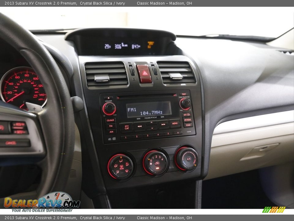 2013 Subaru XV Crosstrek 2.0 Premium Crystal Black Silica / Ivory Photo #9